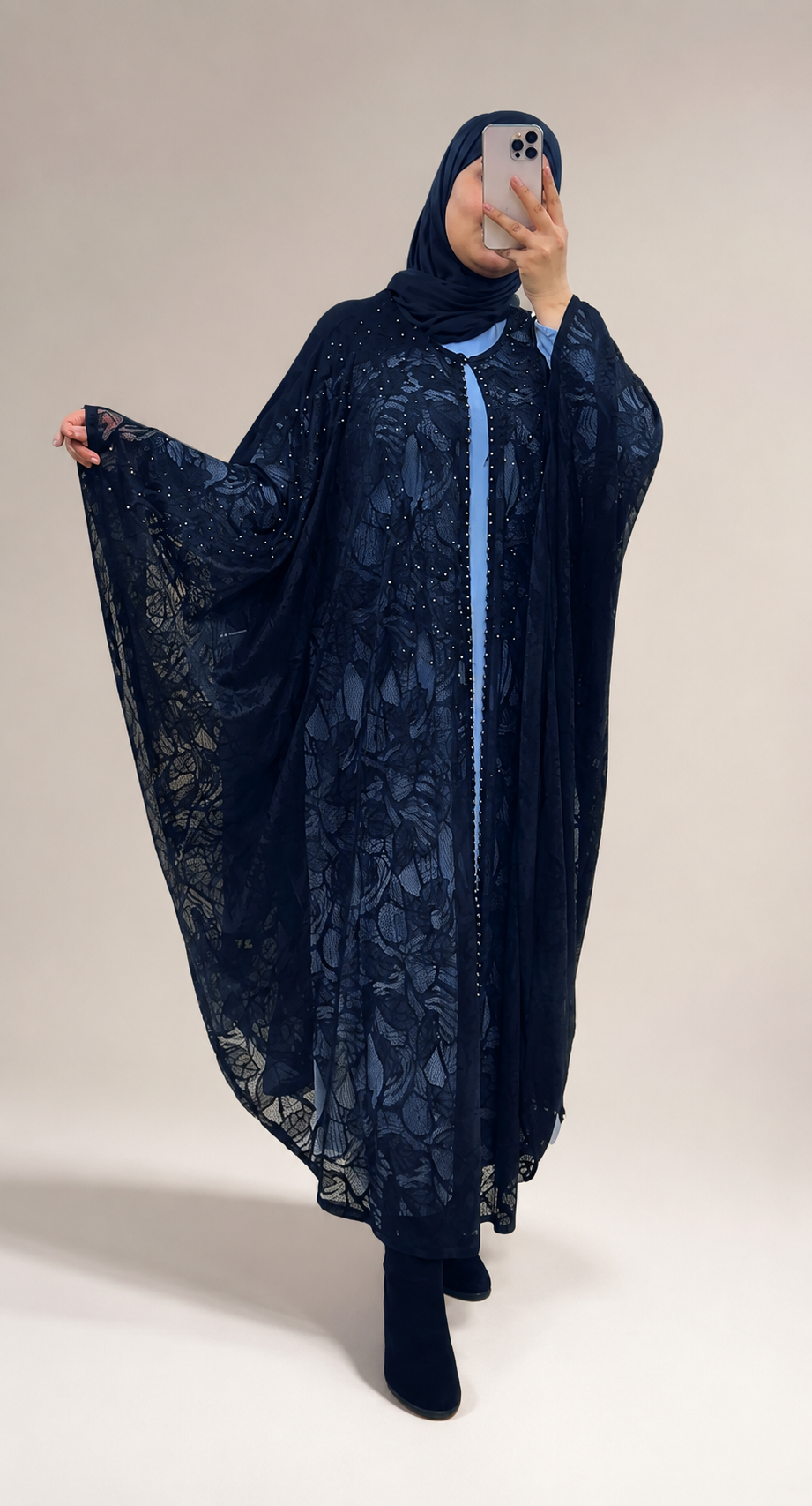 Abaya Élégance Royale 2 pièces