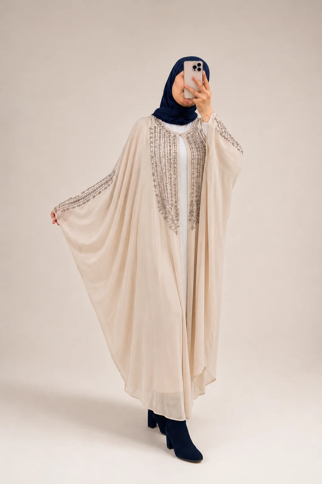 Abaya Papillon Royale 2 pièces