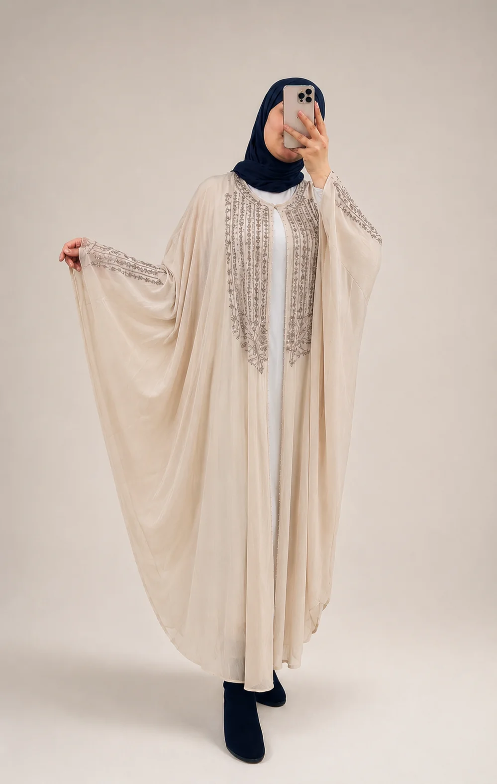 Abaya Papillon Royale 2 pièces