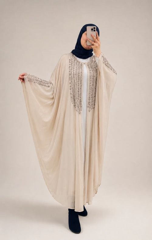 Abaya Papillon Royale 2 pièces